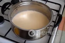 Молочний суп з рисом і цукром - Крок 3 Молочний суп з рисом і цукром - Крок 3