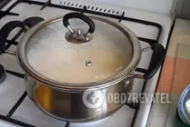 Молочний суп з рисом і цукром - Крок 6 Молочний суп з рисом і цукром - Крок 6