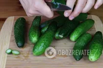 Хрусткі малосольні огірки - Крок 1 Хрусткі малосольні огірки - Крок 1