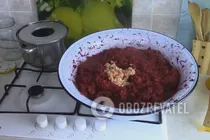 Салат из свеклы с овощами - Шаг 6 Салат из свеклы с овощами - Шаг 6