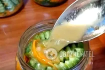 Огурцы по-корейски на зиму - Шаг 6 Огурцы по-корейски на зиму - Шаг 6
