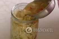 Хрусткий салат із капусти - Крок 7 Хрусткий салат із капусти - Крок 7
