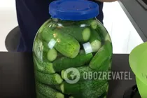 Малосольні огірки за 1 ніч - Крок 8 Малосольні огірки за 1 ніч - Крок 8