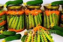 Огурцы по-корейски на зиму - Шаг 8 Огурцы по-корейски на зиму - Шаг 8