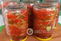 Салат із помідорами й огірками - Крок 10 Салат із помідорами й огірками - Крок 10
