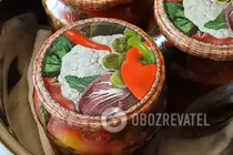 Салат из помидоров с болгарским перцем - Шаг 9 Салат из помидоров с болгарским перцем - Шаг 9