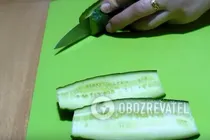 Швидкі огірки в пакеті - Крок 1 Швидкі огірки в пакеті - Крок 1