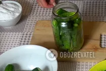 Малосольные огурцы с мятой - Шаг 3 Малосольные огурцы с мятой - Шаг 3
