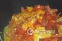 Салат з овочами і рисом - Крок 4 Салат з овочами і рисом - Крок 4