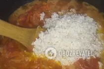 Салат з овочами і рисом - Крок 6 Салат з овочами і рисом - Крок 6