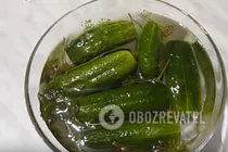 Быстрые малосольные огурцы с укропом - Шаг 6 Быстрые малосольные огурцы с укропом - Шаг 6