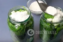 Хрусткі огірки з кропом - Крок 7 Хрусткі огірки з кропом - Крок 7
