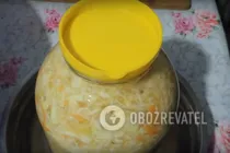 Хрустка капуста з морквою - Крок 8 Хрустка капуста з морквою - Крок 8