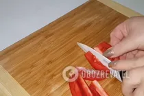 Салат из капусты с помидорами - Шаг 3 Салат из капусты с помидорами - Шаг 3
