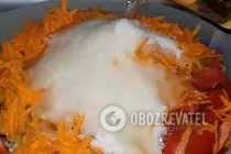 Салат из капусты с помидорами - Шаг 5 Салат из капусты с помидорами - Шаг 5