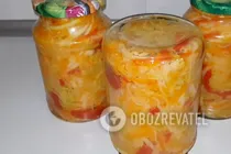 Салат из капусты с помидорами - Шаг 8 Салат из капусты с помидорами - Шаг 8