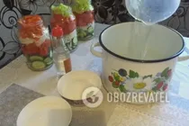 Овочеве асорті з оцтом - Крок 4 Овочеве асорті з оцтом - Крок 4