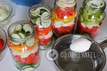 Овочевий салат з оцтом - Крок 5 Овочевий салат з оцтом - Крок 5