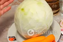 Квашеная капуста за 1 сутки - Шаг 1 Квашеная капуста за 1 сутки - Шаг 1