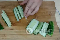 Салат с огурцами и морковью - Шаг 1 Салат с огурцами и морковью - Шаг 1