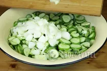 Салат з огірками на зиму - Крок 3 Салат з огірками на зиму - Крок 3