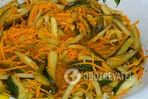 Салат с огурцами и морковью - Шаг 8 Салат с огурцами и морковью - Шаг 8