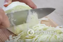Швидка маринована капуста - Крок 1 Швидка маринована капуста - Крок 1