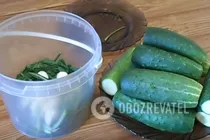 Малосольные огурцы в холодном маринаде - Шаг 2 Малосольные огурцы в холодном маринаде - Шаг 2