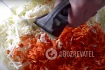 Маринована капуста з оцтом - Крок 3 Маринована капуста з оцтом - Крок 3