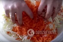 Маринована капуста з оцтом - Крок 4 Маринована капуста з оцтом - Крок 4