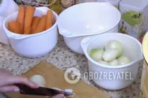 Салат с фасолью и помидорами - Шаг 4 Салат с фасолью и помидорами - Шаг 4