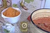 Салат с фасолью и помидорами - Шаг 5 Салат с фасолью и помидорами - Шаг 5