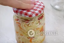Швидка маринована капуста - Крок 9 Швидка маринована капуста - Крок 9