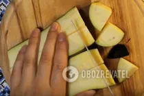 Салат из баклажанов с томатной пастой - Шаг 1 Салат из баклажанов с томатной пастой - Шаг 1