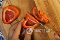 Салат из баклажанов с томатной пастой - Шаг 3 Салат из баклажанов с томатной пастой - Шаг 3
