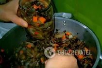 Овочевий салат з опеньками - Крок 8 Овочевий салат з опеньками - Крок 8