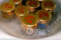 Овочевий салат з опеньками - Крок 9 Овочевий салат з опеньками - Крок 9