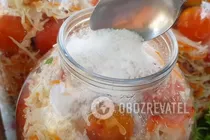 Салат из целых помидоров - Шаг 6 Салат из целых помидоров - Шаг 6