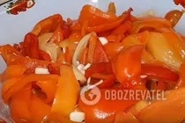 Салат из болгарского перца с уксусом - Шаг 7 Салат из болгарского перца с уксусом - Шаг 7