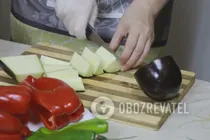 Маринованные баклажаны с перцем - Шаг 1 Маринованные баклажаны с перцем - Шаг 1