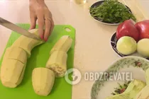 Маринованные баклажаны с овощами и маслом - Шаг 1 Маринованные баклажаны с овощами и маслом - Шаг 1