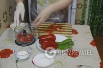 Маринованные баклажаны с перцем - Шаг 3 Маринованные баклажаны с перцем - Шаг 3