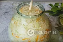 Квашена капуста на зиму - Крок 8 Квашена капуста на зиму - Крок 8