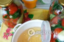 Мариновані помідори з болгарським перцем - Крок 11 Мариновані помідори з болгарським перцем - Крок 11