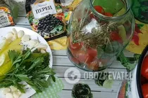 Мариновані помідори з болгарським перцем - Крок 7 Мариновані помідори з болгарським перцем - Крок 7