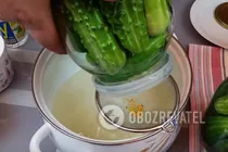 Мариновані огірки з коріандром - Крок 10 Мариновані огірки з коріандром - Крок 10