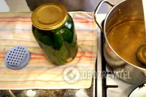 Маринованные огурцы с сахаром - Шаг 10 Маринованные огурцы с сахаром - Шаг 10