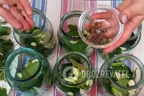 Мариновані огірки з коріандром - Крок 5 Мариновані огірки з коріандром - Крок 5