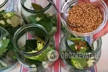 Мариновані огірки з коріандром - Крок 7 Мариновані огірки з коріандром - Крок 7