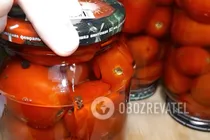 Сладкие маринованные помидоры - Шаг 9 Сладкие маринованные помидоры - Шаг 9